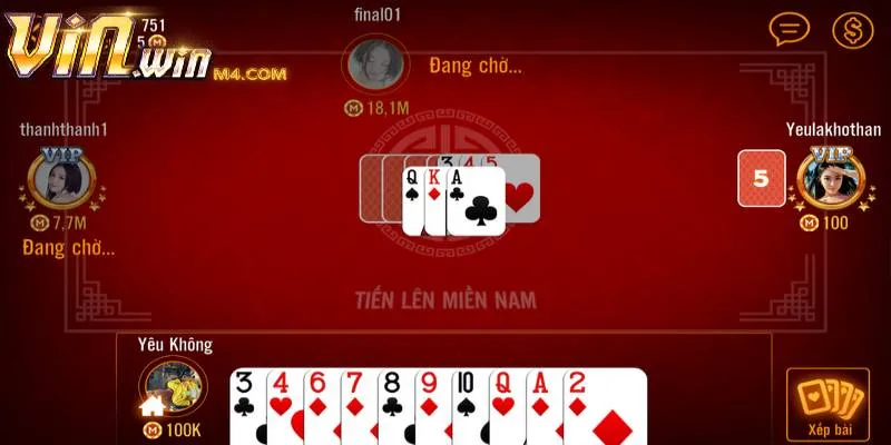 Các game bài hấp dẫn nhất tại cổng game VINWIN