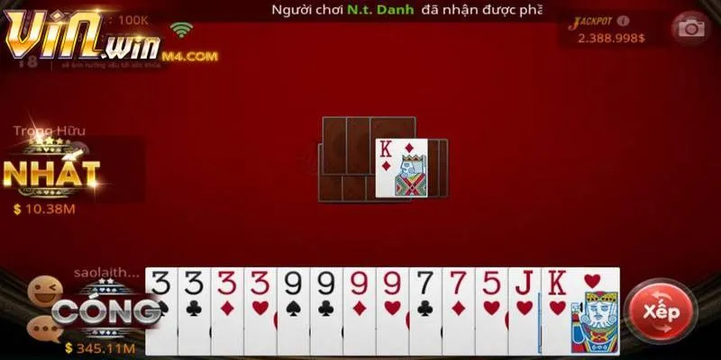 Tổng hợp các chiến thuật tham gia game bài VINWIN